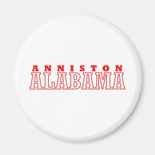 Anniston, Stadtdesign in Alabama Magnet (Vorne)