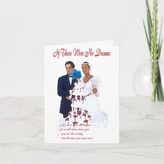 Anniverasry Card/ Interracial Karte (Vorderseite)