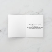 Anniverasry Card/ Interracial Karte (Innenseite)