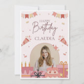 ANNIVERSAIRE EINLADUNG (Vorderseite)