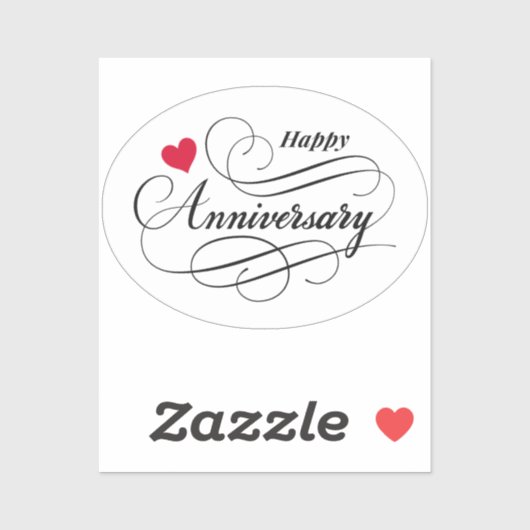 Anniversary Aufkleber (Blatt)