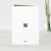 Anniversary Bunnies Smelling a Yellow Sunflower Karte (Rückseite)