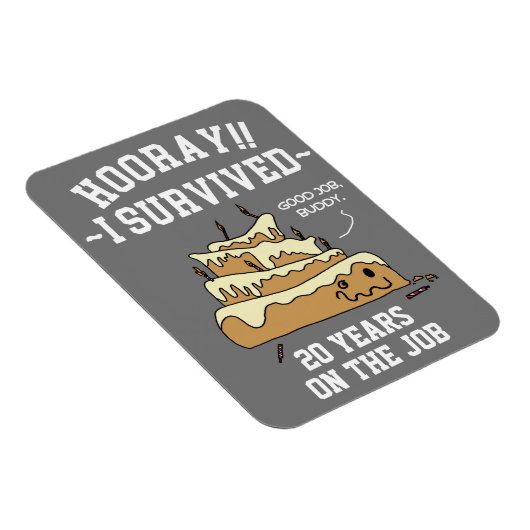 Anniversary Card für Mitarbeiter Magnet (Rechte Seite)