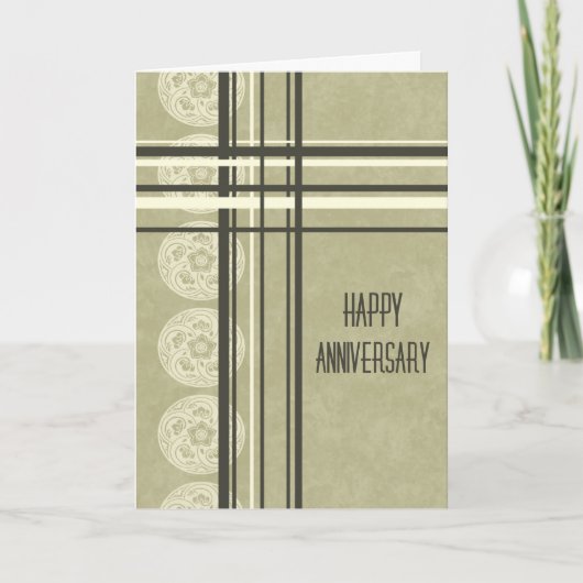 Anniversary Card für moderne Mitarbeiter Karte (Vorderseite)