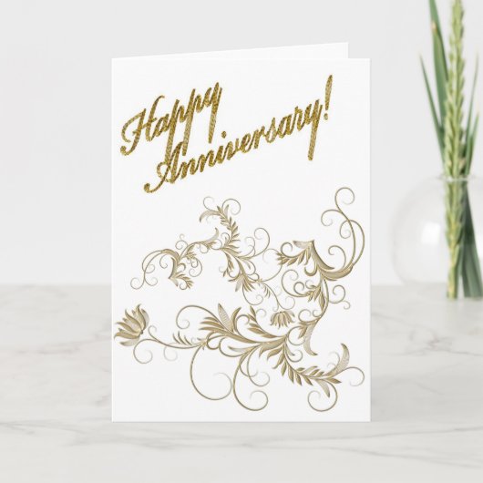 anniversary card karte (Vorderseite)