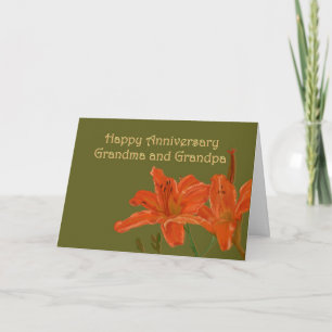 Anniversary for Grandma and Grandpa Karte