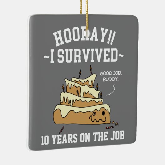 Anniversary Funny Keramikornament (Rechts)