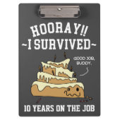 Anniversary Funny Klemmbrett (Vorderseite)