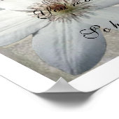 Anniversary Gift for the Bride and Groom Poster (Ecke)