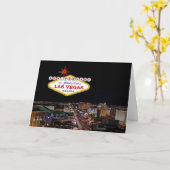 ANNIVERSARY In Fabulous Las Vegas Card Karte (Gelbe Blume)