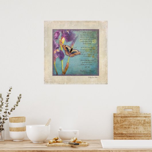 Anniversary, Love Chapter 1 Corinthians 13 Poster (Küche)