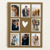 Anniversary Love Journal Photo Collage Keepsake Planer (Vorderseite)
