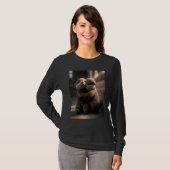 Anniversary Otter Present Sweet Huggable Otter  3 T-Shirt (Vorne ganz)