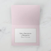 Anniversary Pearl in Seashell Karte (Innenseite)