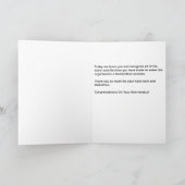 Anniversary Simple Danke (Innenseite)