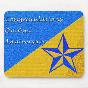 Anniversary Star Mousepad