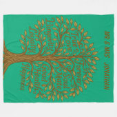 Anniversary Tree Fleecedecke (Vorderseite (Horizontal))