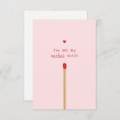 Anniversary Valentine Card, perfektes Spiel (Vorne/Hinten)