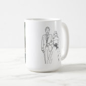 Anniversary & Valentine Gift | Romantic Couple Pho Kaffeetasse (VorderseiteRechts)