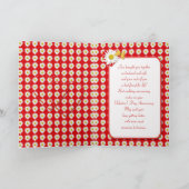 Anniversay auf der Valentintagskarte Feiertagskarte (Innenseite)