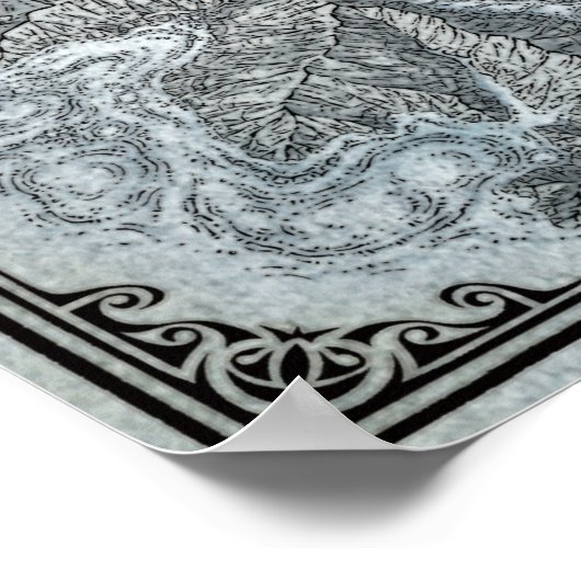 Annotated Map of Icewind Dale Poster (Ecke)