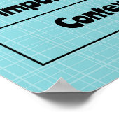 Annotieren von Textplakaten für Nahe Lesbarkeit Poster (Ecke)