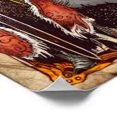 Annotierte Karte von Avernus Poster (Ecke)