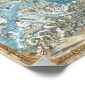 Annotierte Karte von Lamordia Poster (Ecke)