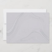 Announccard für handgeschriebene Skript-Abschluss Ankündigung (Rückseite)