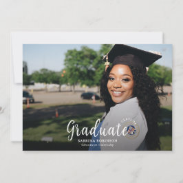 Announccard für Minimalistischen Abschluss mit zwe Ankündigung