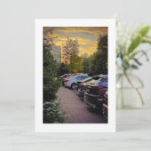 Announcement Card für die Goldene Stunde - individ Ankündigung (Stehend Vorderseite)