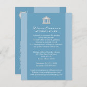 Announcement Cards der Anwaltskanzlei Ankündigungspostkarte (Vorne/Hinten)