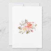 Announcement Cards für Sweet Blush Floral Moving Ankündigung (Rückseite)