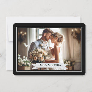 Announcement-Karte des benutzerdefinierten Hochzei