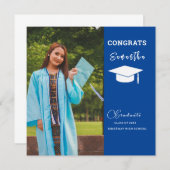 Announcement-Karte für Abschluss mit benutzerdefin (Vorne/Hinten)