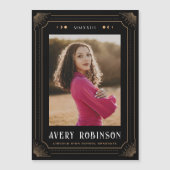 Announcement-Karte für das magnetische Tarot Absch Magnetkarte (Vorderseite)