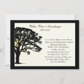 Announcement-Karte für den Sonnenuntergang Ankündigung (Vorderseite)