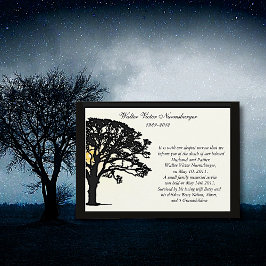 Announcement-Karte für den Sonnenuntergang Ankündigung