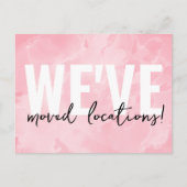 Announcement-Karte für Unternehmenssendungen Postkarte (Vorderseite)