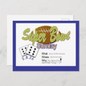 Announcement Postcard Ankündigungspostkarte (Vorne/Hinten)