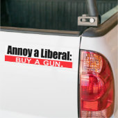 Annoy a Liberal - Kauf einer Waffe -.png Autoaufkleber (Auf Lkw)