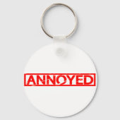 Annoyed Briefmarke Schlüsselanhänger (Rückseite)