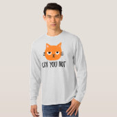 Annoyed Cat KANN SIE NICHT Funny T-Shirt (Vorne ganz)