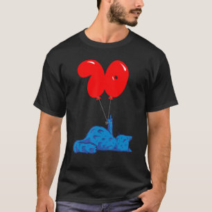 Annoyed Cat With Finger 70. Geburtstagsjubiläum T-Shirt