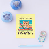 Annoyed Cupcake Cat | Geschenk für Studenten Flyer (Einzeln)