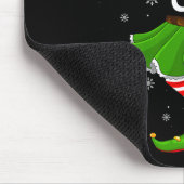 Annoyed Elf Christmas Family Girls Women Elf Squad Mousepad (Ecke)