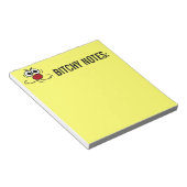 Annoyed Face Grumpey Notizblock (angewinkelt)