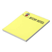 Annoyed Face Grumpey Notizblock (Rotiert)