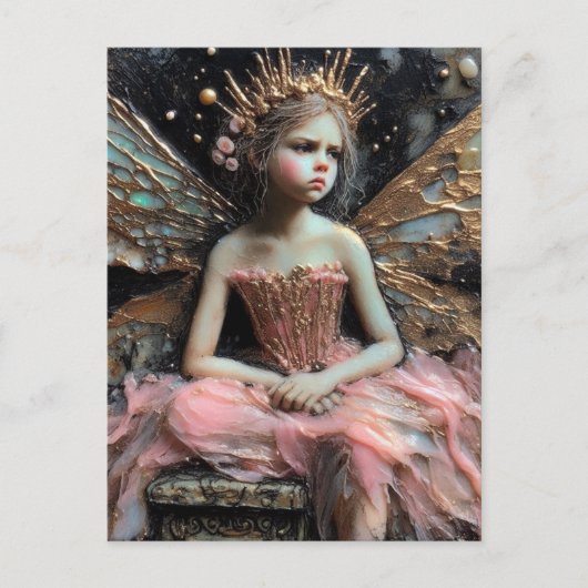 Annoyed Fairy Princess Postkarte (Vorderseite)