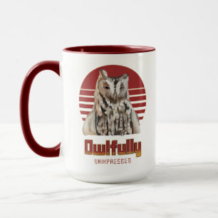 Annoyed Owl - Owlly Unbeeindruckte Puppe Tasse